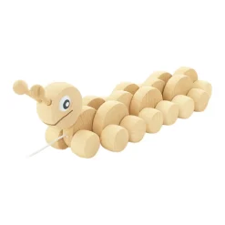 Wooden Pull Along Caterpillar - Clara