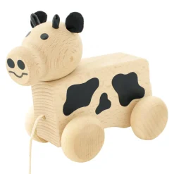 Wooden Pull Along Cow – Maisie