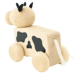Wooden Pull Along Cow – Maisie