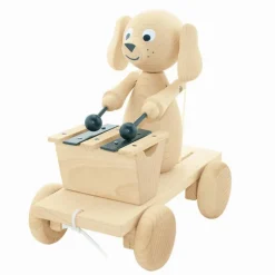 Wooden Pull Along Dog With Xylophone - Margot
