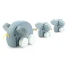 Wooden Pull Along Elephant Family