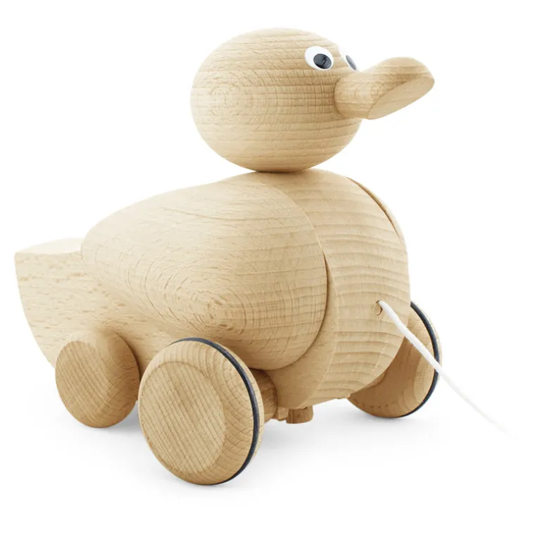 Wooden Pull Along Quacking Duck - Gigi