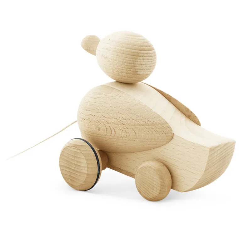 Wooden Pull Along Quacking Duck - Gigi
