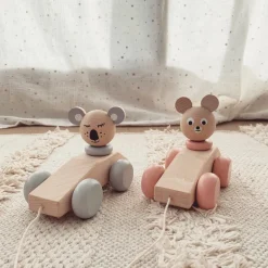 Wooden Pull Along Toy Koala - Neville
