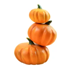Wooden Pumpkins - Set of 3
