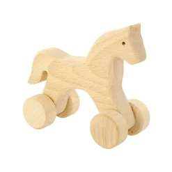 Wooden Push Along Horse - Abby
