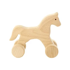 Wooden Push Along Horse - Abby