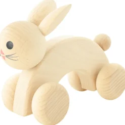 Wooden Push Along Rabbit - Ace