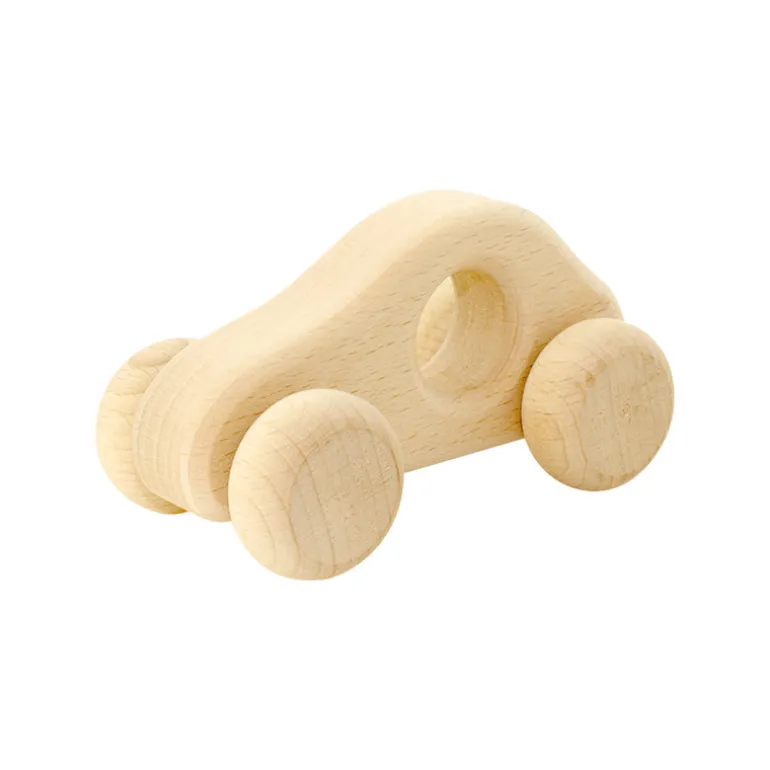 Wooden Push Car - Goldie