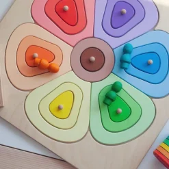 Wooden Puzzle Flower - Large