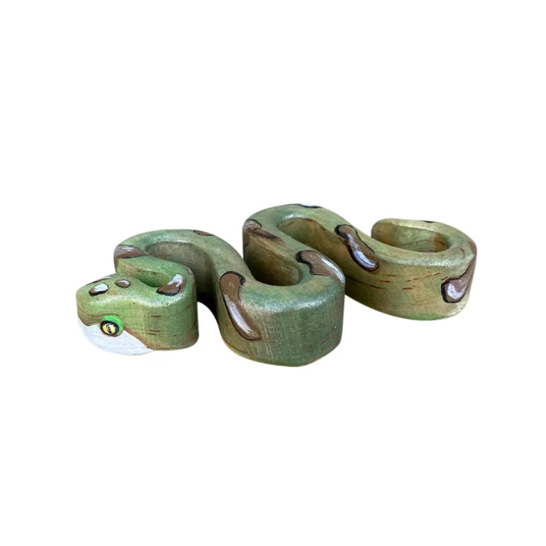Wooden Python Snake