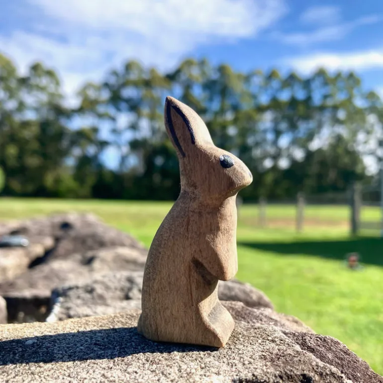 Wooden Rabbit - Standing