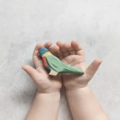 Wooden Rainbow Lorikeet