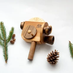 Wooden Retro Video Camera