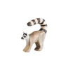 Wooden Ring Tailed Lemur - Tail Forward