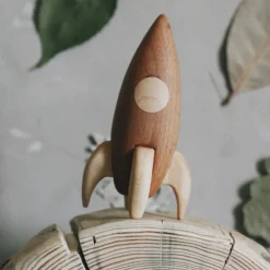 Wooden Rocket - Rusty