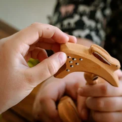 Wooden Running Rabbit