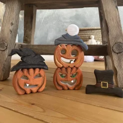 Wooden Sailor Pumpkin