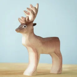 Wooden Santa Claus, Sleigh & Reindeer Set