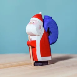 Wooden Santa Claus, Sleigh & Reindeer Set