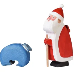 Wooden Santa Claus With Sack