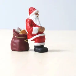 Wooden Santa Sitting