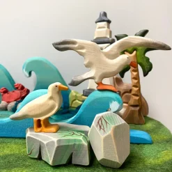 Wooden Sea Birds - Set of 2