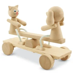 Wooden See Saw Pull Along - Carl & Coco