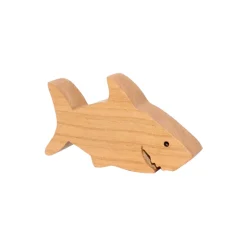 Wooden Shark Figure