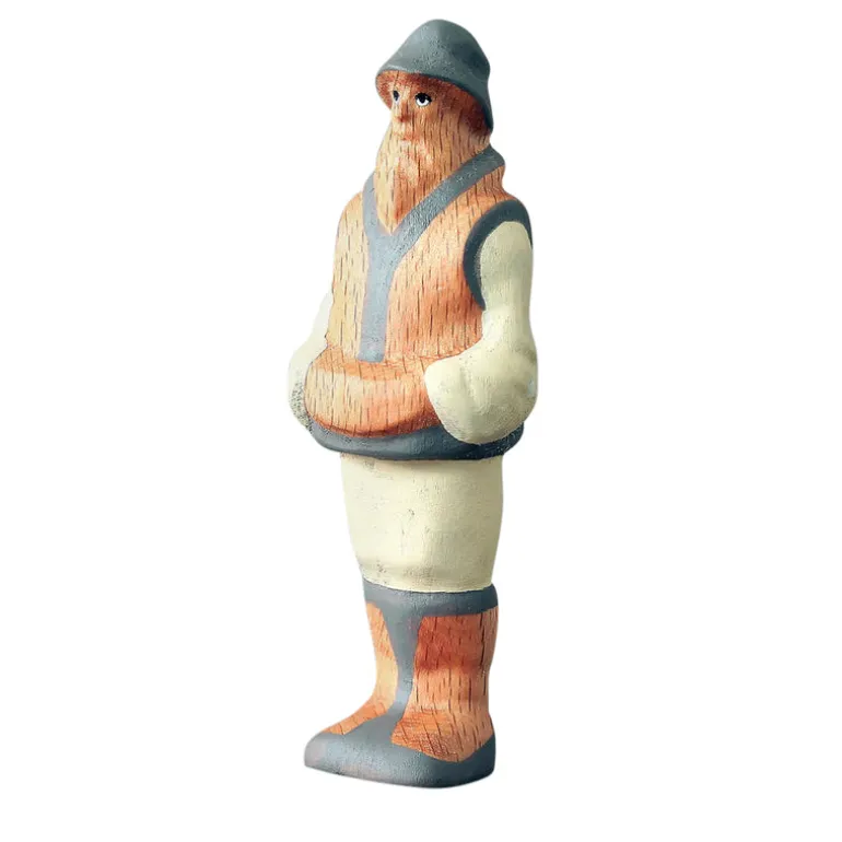 Wooden Shepherd Figure