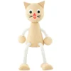 Wooden Sitting Cat - Lucy