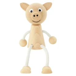 Wooden Sitting Pig - Hamilton