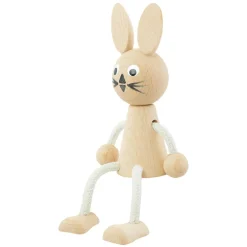 Wooden Sitting Rabbit - Willow