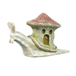 Wooden Snail With House