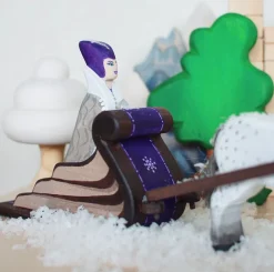 Wooden Snow Sleigh
