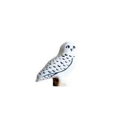 Wooden Snowy Owl