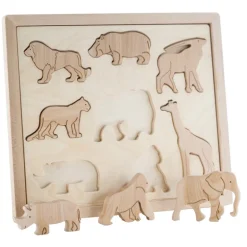 Wooden Sorting Puzzle - Animals Of Africa