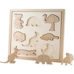 Wooden Sorting Puzzle - Animals Of Australia