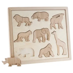 Wooden Sorting Puzzle - Animals Of Africa