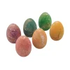 Wooden Speckled Eggs - Set Of 6