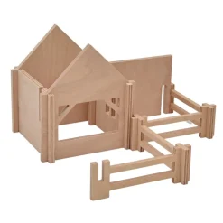 Wooden Stable and Fence - Small Set