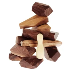 Wooden Stackable Balancing Rocks - Luxe Edition