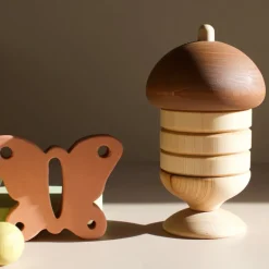 Wooden Stacking Acorn