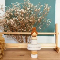 Wooden Stacking Ballerina - Light