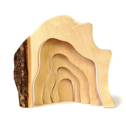 Wooden Stacking Cave - Natural