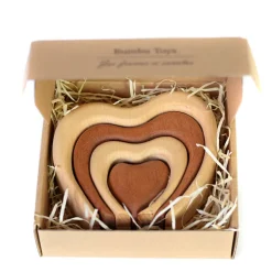 Wooden Stacking Hearts