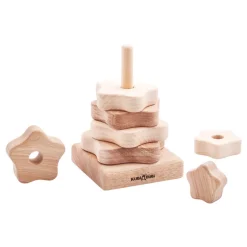 Wooden Stacking Pyramid - Modern