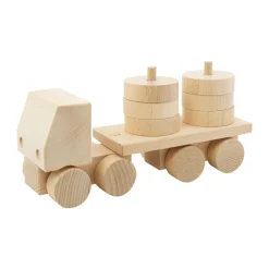 Wooden Stacking Truck - Hudson