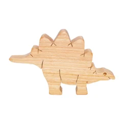 Wooden Stegosaurus Figure