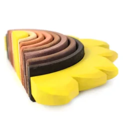 Wooden Sunflower Stacker
